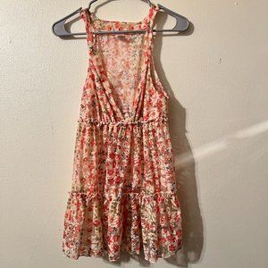 Janice womens dress floral size L